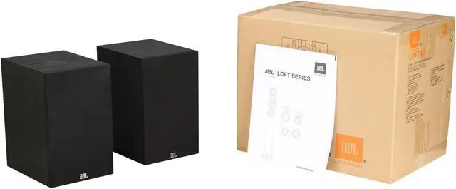 Alt view image 6 of 6 - JBL Loft 40 125-watt, 5-1/4" two-way bookshelf speakers