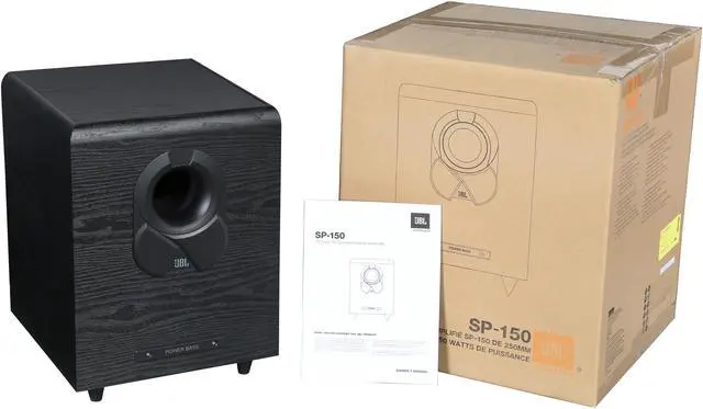 Alt view image 6 of 6 - JBL SP150 10" 150-Watt Powered Subwoofer