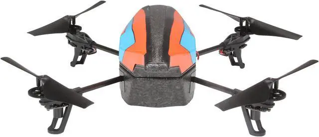 Alt view image 7 of 12 - Parrot AR Drone 2.0 Remote Flying Drone w/ HD Camera - Blue/Orange