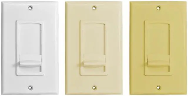 Alt view image 2 of 4 - OSD Audio 100W In-Wall Volume Control Slider Switch - Impedance Matching - VMS100