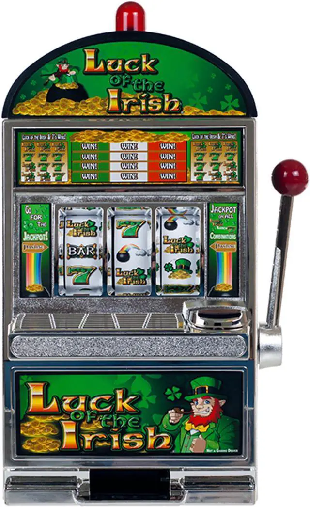 Main image of Luck of the Irish Slot Machine Bank - 15 Inches Tall