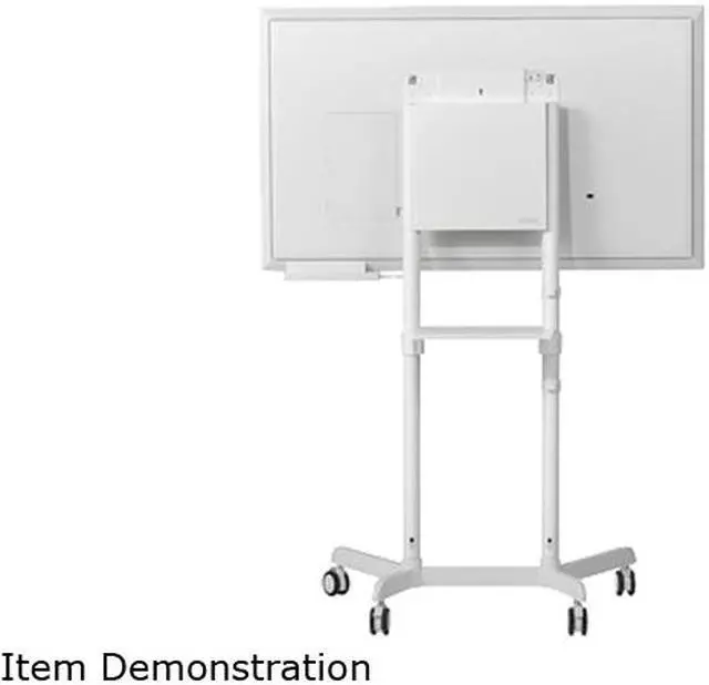 Alt view image 6 of 7 - Atdec AD-TVC-70R-W Mobile Cart with Display Rotation - White