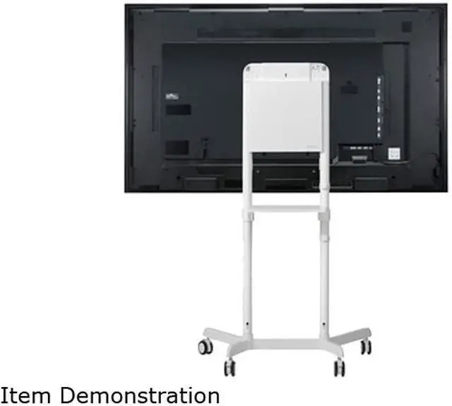 Alt view image 4 of 7 - Atdec AD-TVC-70R-W Mobile Cart with Display Rotation - White