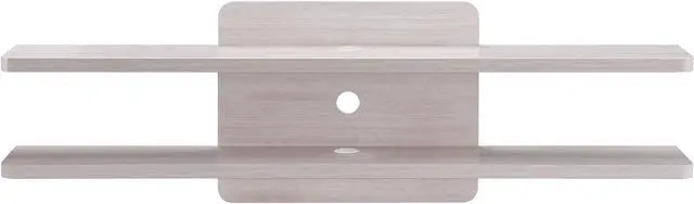 Main image of Furniture of America Brie 2-Tier Wood Floating TV Stand in Light Brown