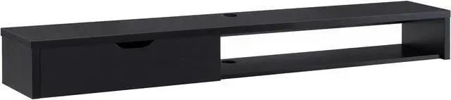 Main image of Furniture of America IDI-182363 Cappuccino Johnson Wood Floating TV Stand with Storage