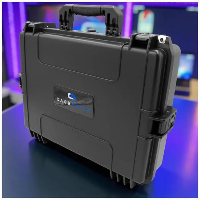 Alt view image 5 of 5 - Casematix Waterproof IP67 Laptop Hard Case for 15.6-17.3 inch Gaming Laptops - Laptop Case with Foam - RMR21PRO-GMING
