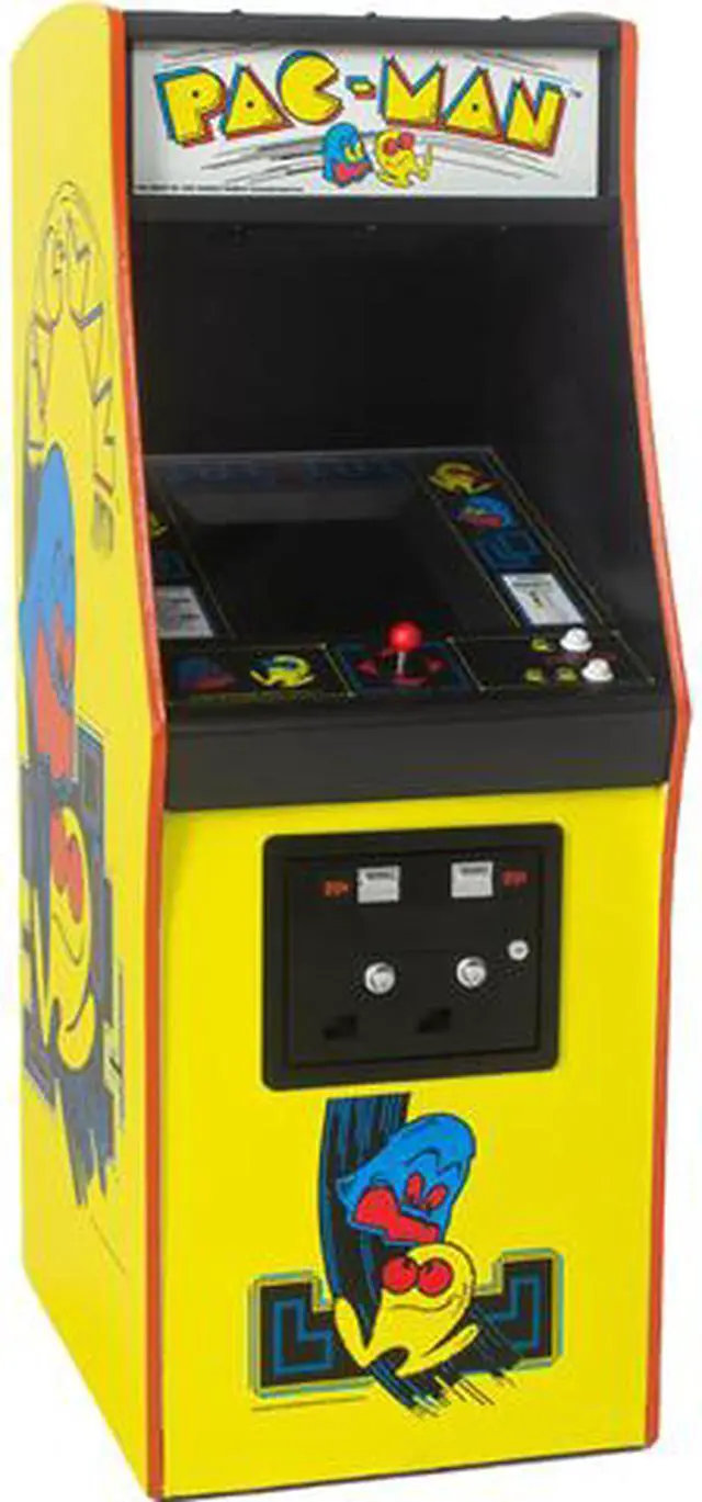 Main image of Numskull PAC-MAN 1 / 4 Replica Arcade Cabinet with Original ROM and 5" Screen - Collector's Edition