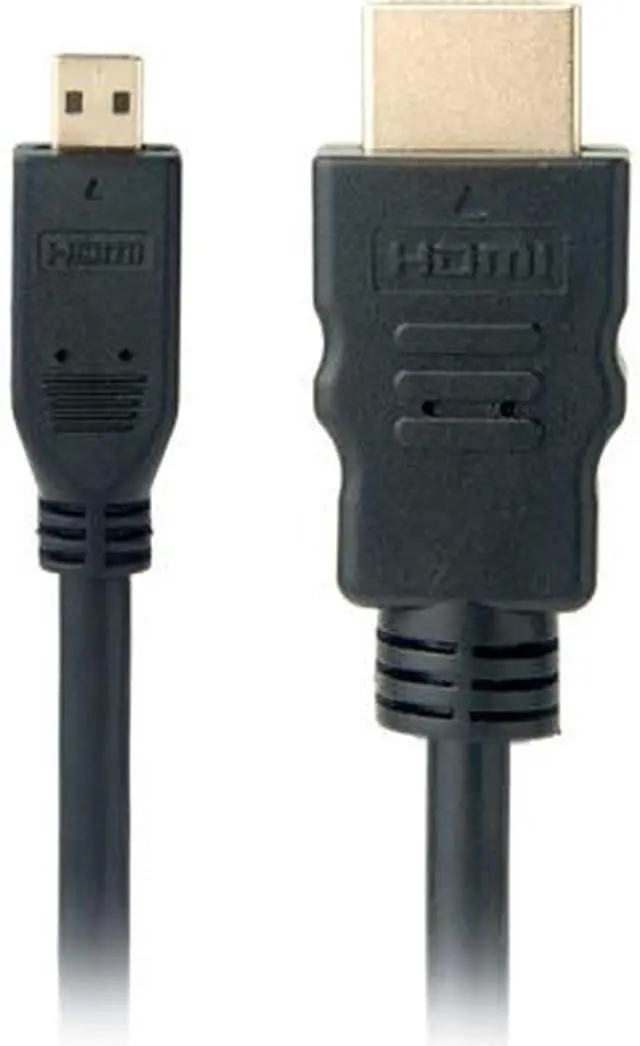 Alt view image 2 of 8 - Omni Gear MHD-6 6 ft. Micro HDMI to HDMI Cable (60Hz) with Ethernet, 4K UHD High Speed