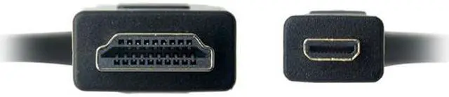 Alt view image 4 of 8 - Omni Gear MHD-6 6 ft. Micro HDMI to HDMI Cable (60Hz) with Ethernet, 4K UHD High Speed