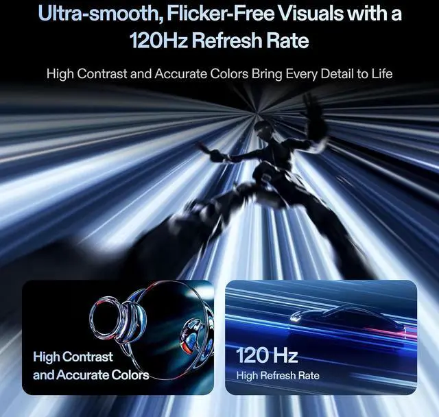 Alt view image 6 of 10 - XREAL One Pro AR Glasses - 57 Degree FOV X Prism, Sony Micro-OLED 120Hz, X1 Chip, 3ms Latency, Sound by Bose, Size M