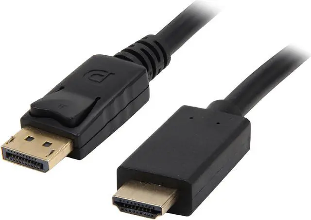 Main image of Kaybles DP-HDMI-10-2P DP to HDMI Cable 10 ft. (2 Pack), Gold Plated DisplayPort to HDMI Cable 1080p Full HD for PCs to HDTV, Monitor, Projector with HDMI Port