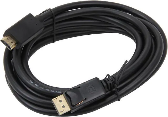 Alt view image 2 of 2 - Kaybles DP-HDMI-10-2P DP to HDMI Cable 10 ft. (2 Pack), Gold Plated DisplayPort to HDMI Cable 1080p Full HD for PCs to HDTV, Monitor, Projector with HDMI Port