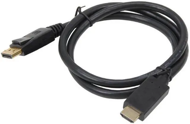 Alt view image 2 of 3 - Kaybles DP-HDMI-3FT 3 ft. DP to HDMI Cable, Gold Plated DisplayPort to HDMI Cable 1080p Full HD for PCs to HDTV, Monitor, Projector with HDMI Port