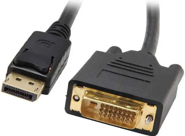 Main image of Kaybles DP-DVI-3FT 3 ft. DisplayPort to DVI Cable, Display Port (DP) to DVI-D Male to Male Adapter Cable 1080P Compatible with PC, Laptop, HDTV, Projector, Monitor, and More, Gold-Plated
