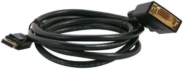 Alt view image 2 of 3 - Kaybles DP-DVI-6FT 6 ft. DisplayPort to DVI Cable, Display Port (DP) to DVI-D Male to Male Adapter Cable 1080P Compatible with PC, Laptop, HDTV, Projector, Monitor, and More, Gold-Plated
