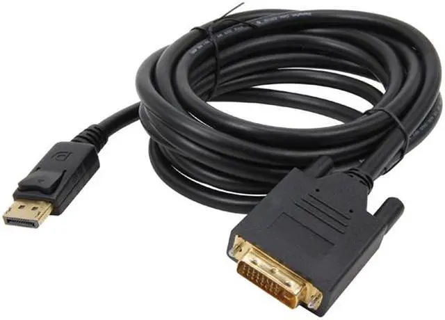 Alt view image 2 of 3 - Kaybles DP-DVI-10FT 10 ft. DisplayPort to DVI Cable, Display Port (DP) to DVI-D Male to Male Adapter Cable 1080P Compatible with PC, Laptop, HDTV, Projector, Monitor, and More, Gold-Plated