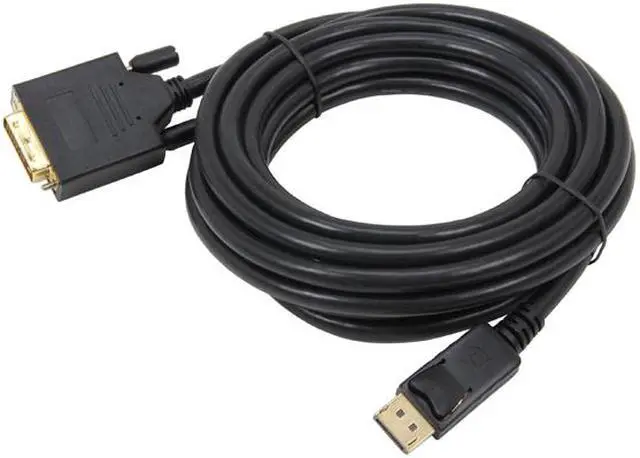 Alt view image 2 of 2 - Kaybles DP-DVI-15FT 15 ft. DisplayPort to DVI Cable, Display Port (DP) to DVI-D Male to Male Adapter Cable 1080P Compatible with PC, Laptop, HDTV, Projector, Monitor, and More, Gold-Plated