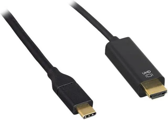 Main image of Kaybles USB 3.1 Type C To HDMI Cable 4K@60HZ, 3ft. M-M, Black USB-C to HDMI adapter Cable