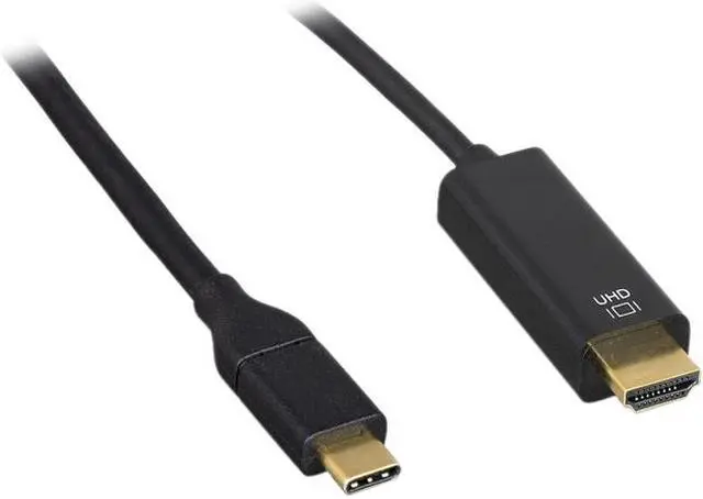 Main image of Kaybles USB 3.1 Type C To HDMI Cable 4K@60HZ, 10ft. M-M, Black USB-C to HDMI adapter Cable