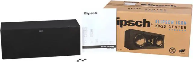 Alt view image 7 of 7 - Klipsch Icon KC-25 5.25" Center Speaker