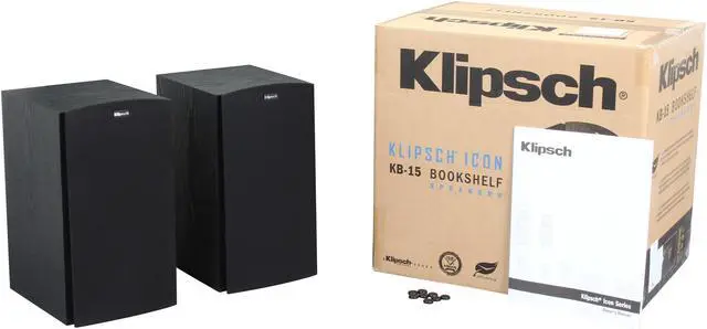 Alt view image 7 of 7 - Klipsch Icon KB-15 5.25" 2-way Bookshelf Speaker (Pair)