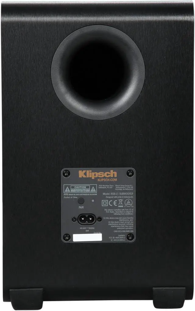 Alt view image 11 of 13 - Klipsch RSB-11 Sound bar with 8" subwoofer, black