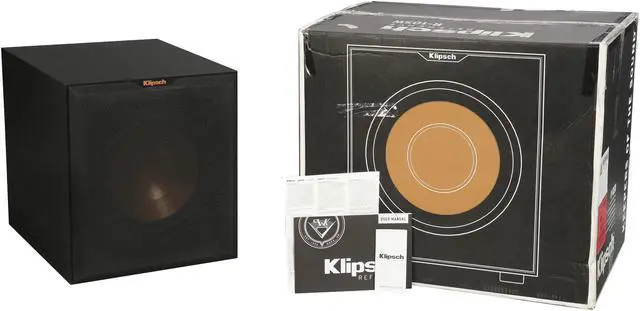 Alt view image 6 of 6 - Klipsch Certified Factory Refurbished Reference R-10SW 10" 300w Powered Subwoofer (Black)