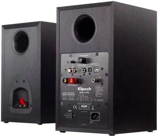 Alt view image 4 of 4 - Klipsch Certified Factory Refurbished R-15PM Powered Speakers (Pair)
