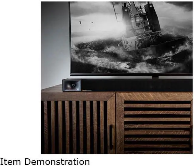 Alt view image 4 of 5 - Klipsch Cinema 400 2.1 Sound Bar System with Wireless Pre-Paired 8" Subwoofer - Black