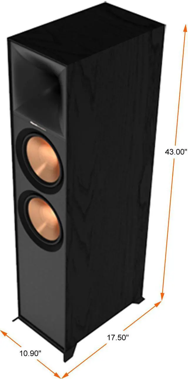 Alt view image 6 of 11 - Klipsch R-800F Home Audio Speaker Pair