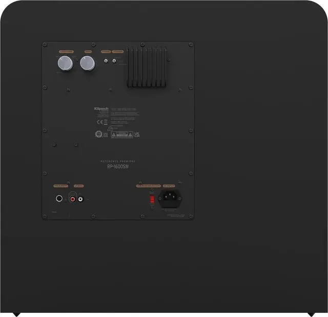 Alt view image 4 of 9 - Klipsch RP-1600SW HIGH-PERFORMANCE SUBWOOFERS - Ebony Vinyl