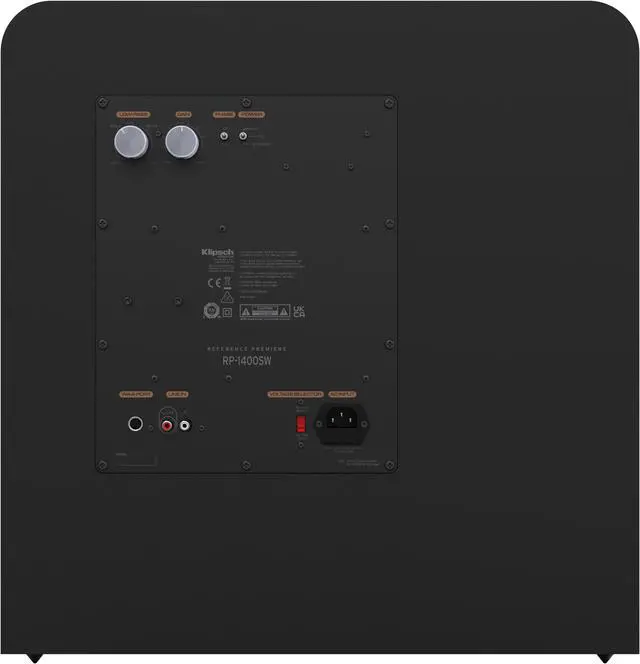 Alt view image 3 of 8 - Klipsch RP-1400SW HIGH-PERFORMANCE Subwoofer - Ebony Vinyl