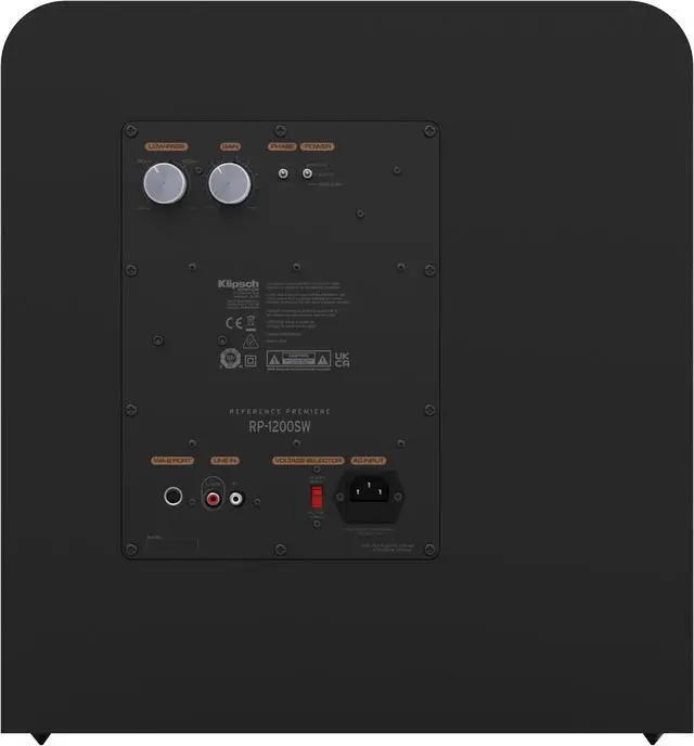 Alt view image 3 of 9 - Klipsch RP-1200SW HIGH-PERFORMANCE Subwoofer - Ebony Vinyl