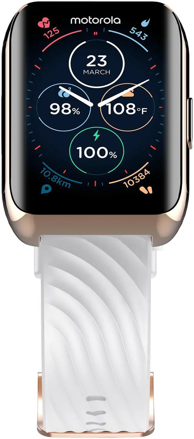 Alt view image 5 of 9 - Motorola MOTO M40 Smart Watch - Rose