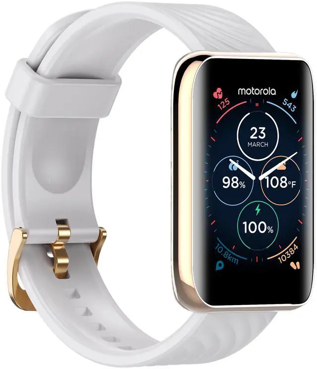Alt view image 3 of 9 - Motorola MOTO M40 Smart Watch - Rose