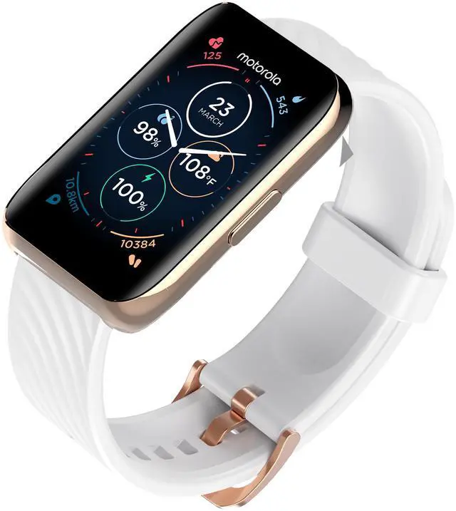 Alt view image 4 of 9 - Motorola MOTO M40 Smart Watch - Rose