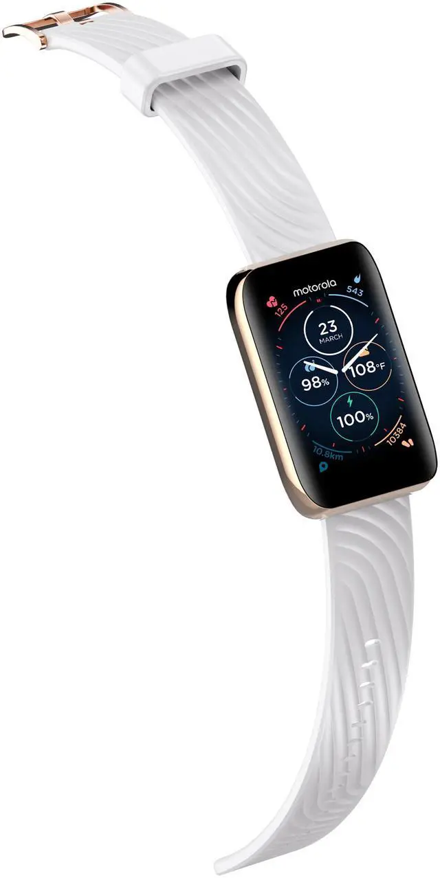 Alt view image 9 of 9 - Motorola MOTO M40 Smart Watch - Rose