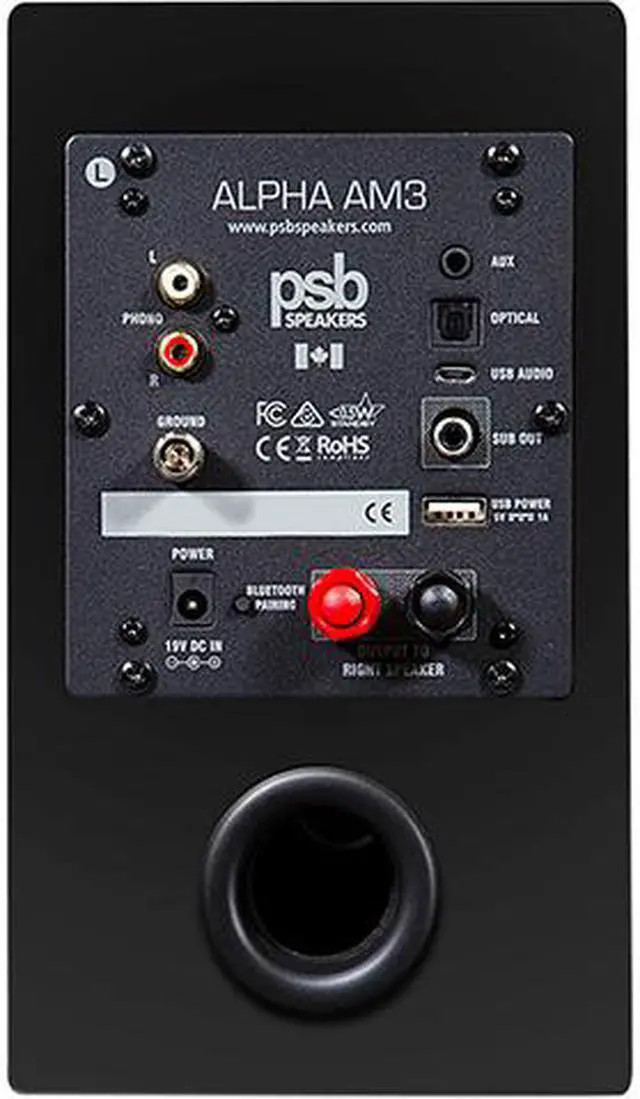 Alt view image 2 of 2 - Alpha AM3 Compact Powered Speakers - Black