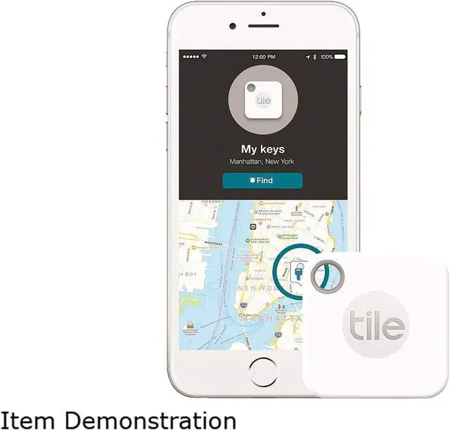 Main image of Tile Mate with Replaceable Battery - Key Finder. Phone Finder. Anything Finder - 4-pack - RT-13004