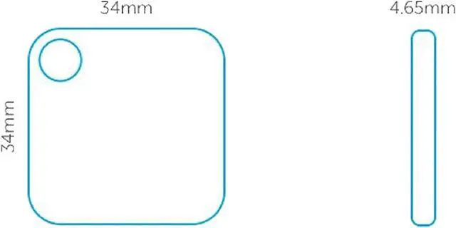 Alt view image 4 of 7 - Tile Mate with Replaceable Battery - Key Finder. Phone Finder. Anything Finder - 4-pack - RT-13004