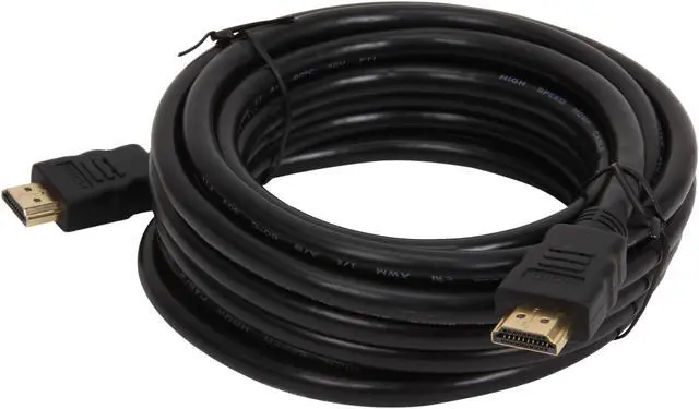 Alt view image 2 of 3 - Rosewill HDMI Pro-15 - 15-Foot Black High Speed HDMI Cable with 3D & 4K Supported, 10.2 Gbps Transfer Rate - Male to Male
