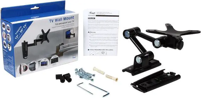 Alt view image 7 of 7 - Rosewill RHTB-14002 - 13" - 30" LCD LED TV Articulating Tilt & Swivel Wall Mount - Max. Load 40 lbs., Compatible with Samsung, Vizio, Sony, Panasonic, LG and Toshiba TV
