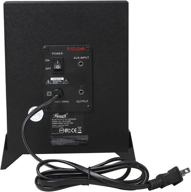 Alt view image 5 of 12 - Rosewill R-Studio SP-4310BT - 2.1 Bluetooth Speakers for PCs, Smartphones and Tablets