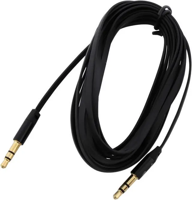 Alt view image 2 of 3 - Rosewill RAC-10BK - 10-Foot 3.5mm Flat Audio Cable, Black