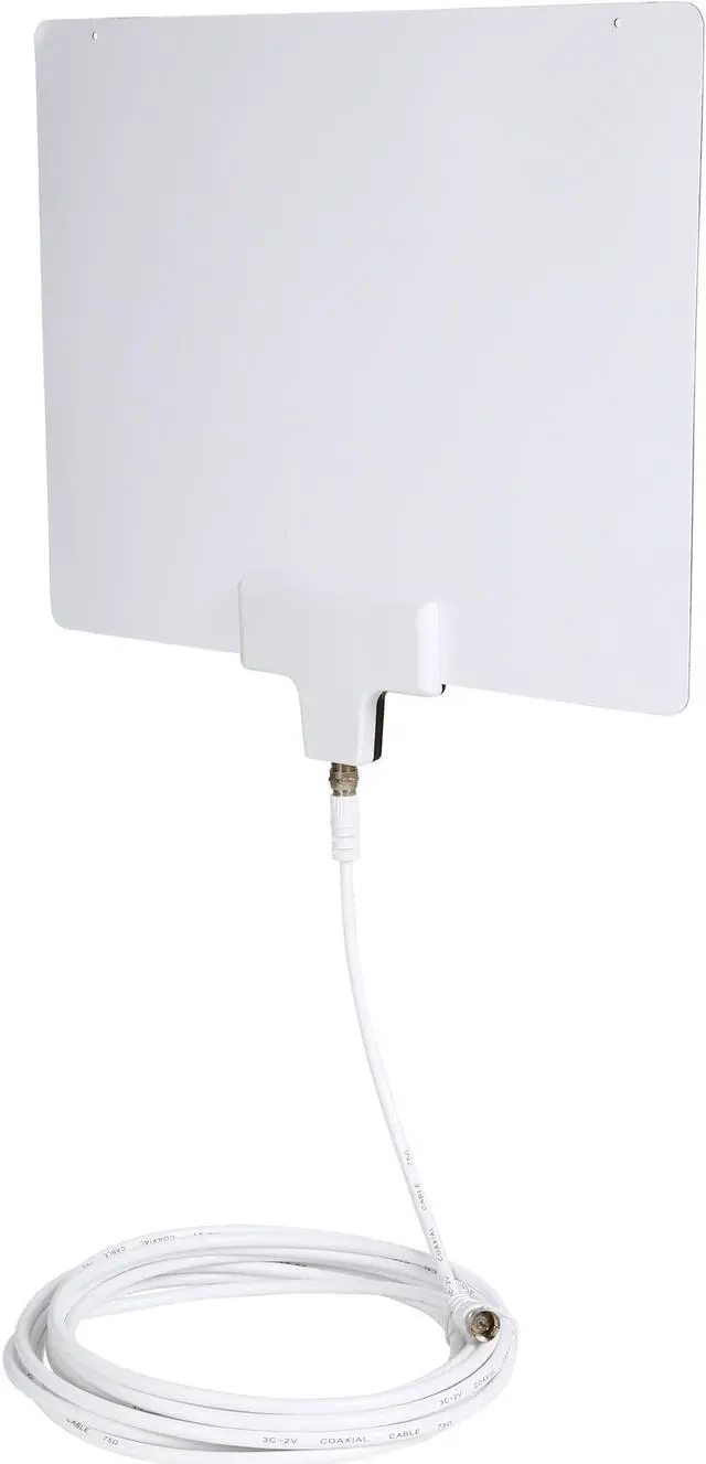Main image of Rosewill Digital TV Antenna, HDTV Antenna, Super Thin UHF/VHF Indoor Antenna Multi-directional Range up to 35 Miles with 15 ft. High Performance Coaxial Cable, Reversible, Paintable RHTA-15004
