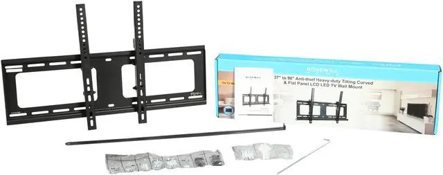 Alt view image 6 of 6 - Rosewill Heavy Duty Low Profile Tilting TV Wall Mount for Most 37 to 70 Inch LED LCD Flat Screen Monitor up to 176 lbs. VESA 600x400 mm TV Bracket, RHTB-17004