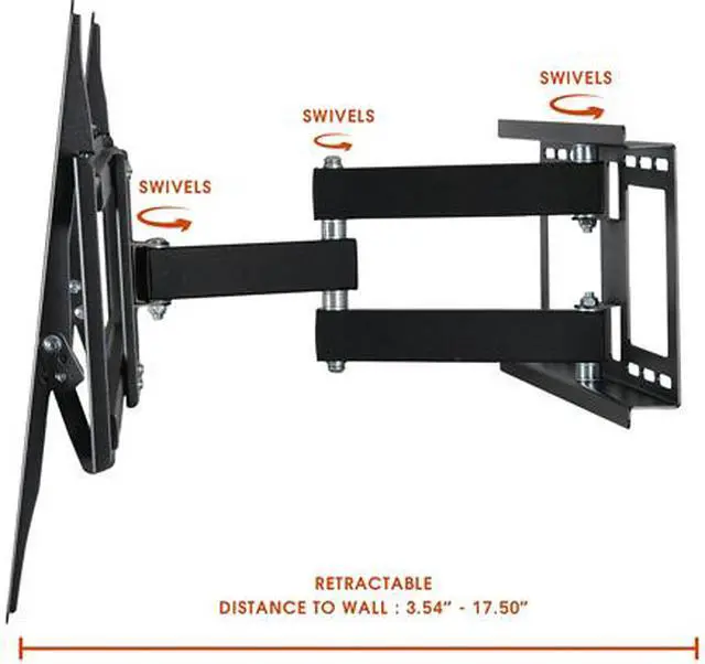 Alt view image 2 of 3 - Megamounts GMW663 Full Motion Wall Mount