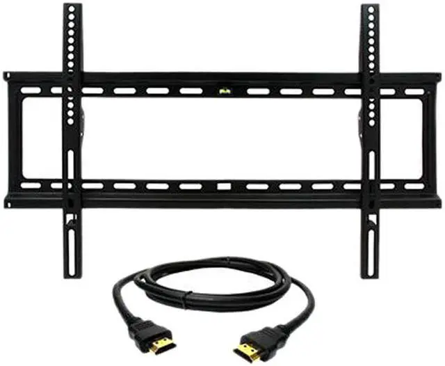 Main image of Megamounts GMPF26N-HDMI-BNDL 32" - 70" Fixed Wall Mount for 32-70 in. Displays