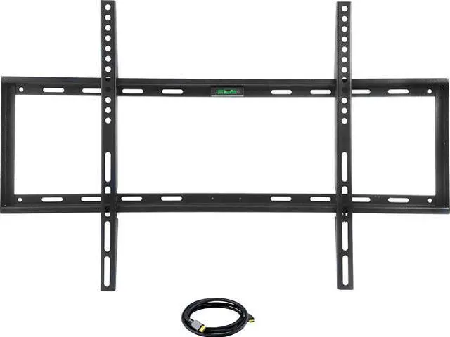 Main image of Megamounts GMPF-24N7-BNDL Black 26" - 55" Smooth Black Matt Finish Fixed Television Mount for 26"- 55" LCD, LED