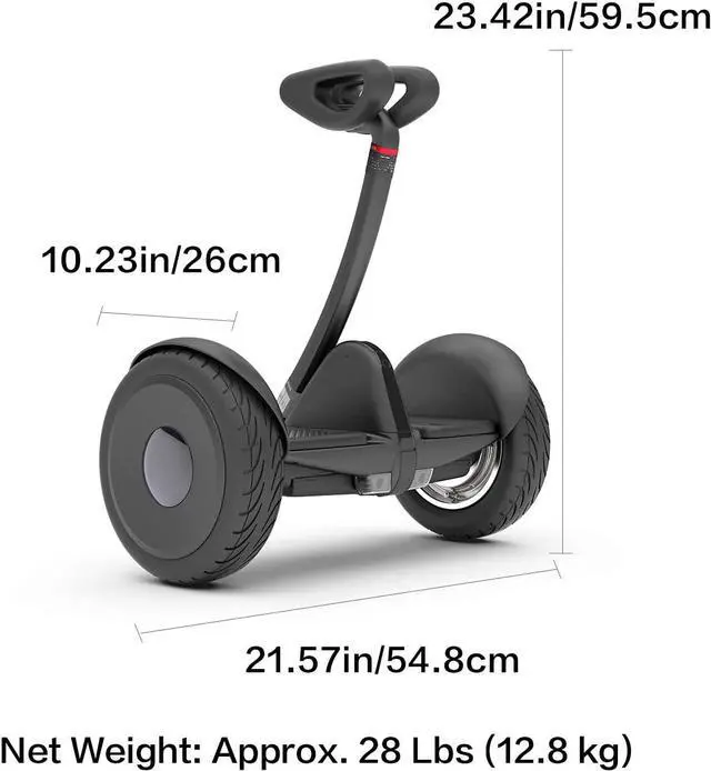 Alt view image 9 of 8 - Segway Ninebot S Smart Self Balancing Transporter by Segway - Pro Hoverboard for Adults & Kids - Dual 400W Motors UL2272 Certified